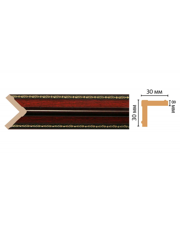 Цветной угол Decomaster 116-52 (30*30*2400)