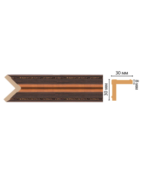 Цветной угол Decomaster 116-966 (30*30*2400)