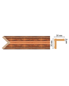 Цветной угол Decomaster 116-767 (30*30*2400)
