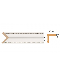 Угол Decomaster 116-60 (30*30*2400 мм)