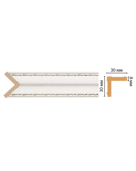 Угол Decomaster 116-60 (30*30*2400 мм)