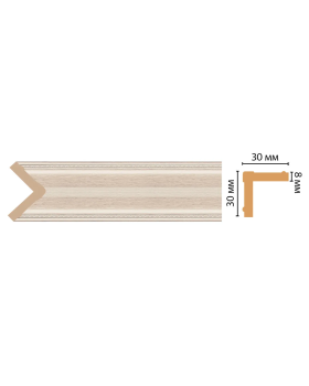 Цветной угол Decomaster 116-13 (30*30*2400)