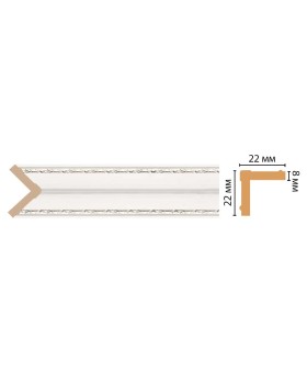 Цветной угол Decomaster 116M-60 ДМ (22*22*2400)