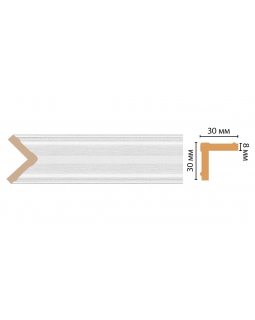 Цветной угол Decomaster 116-16 (30*30*2400)