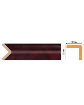 Цветной угол Decomaster D134-62 (30*30*2400)