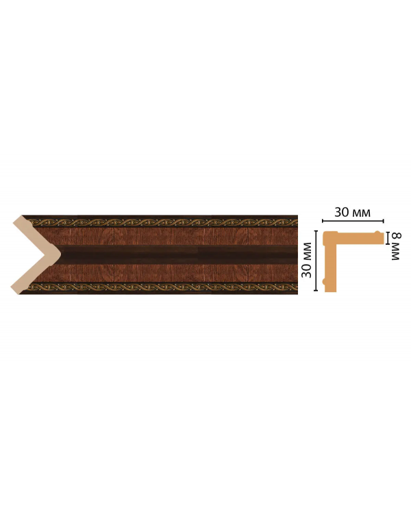 Цветной угол Decomaster 116-2 (30*30*2400)