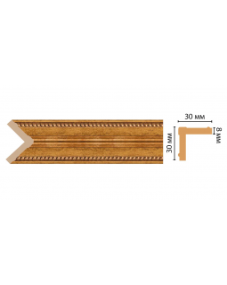 Цветной угол Decomaster 116-58 (30*30*2400)