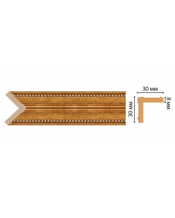 Цветной угол Decomaster 116-58 (30*30*2400)