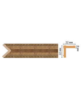 Цветной угол Decomaster 116M-3 (22*22*2400)