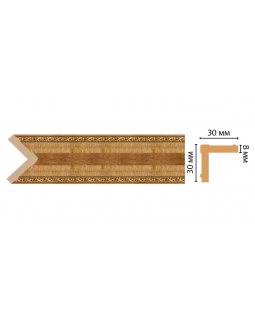 Цветной угол Decomaster 116-4 (30*30*2400)