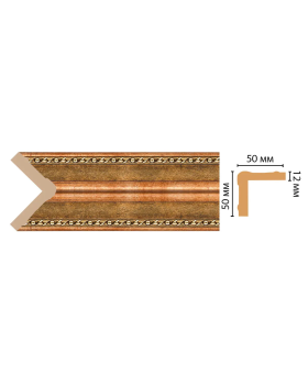 Цветной угол Decomaster 142-43 (50*50*2400)