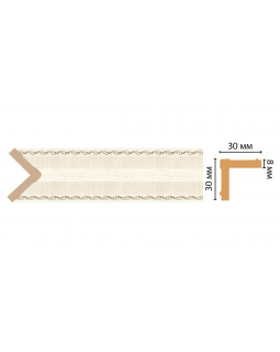 Цветной угол Decomaster 116-6 (30*30*2400)