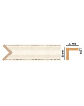 Цветной угол Decomaster 116-6 (30*30*2400) ДМ