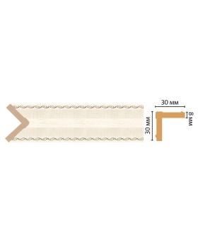 Цветной угол Decomaster 116-6 (30*30*2400)