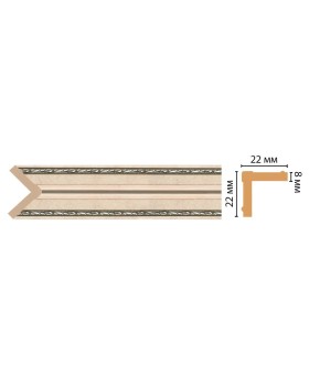 Цветной угол Decomaster 116M-59 ДМ (22*22*2400)