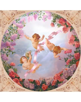 Фрески Affresco Сюжеты для потолков 9048