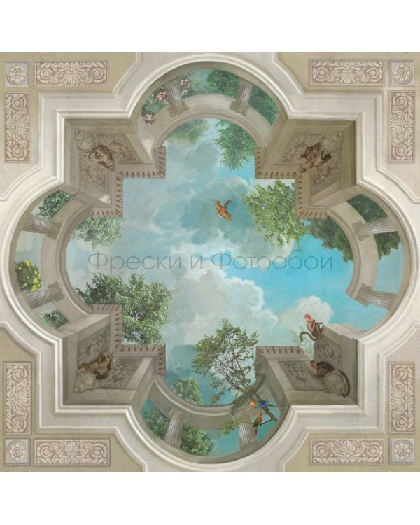 Фрески Affresco Сюжеты для потолков 9143
