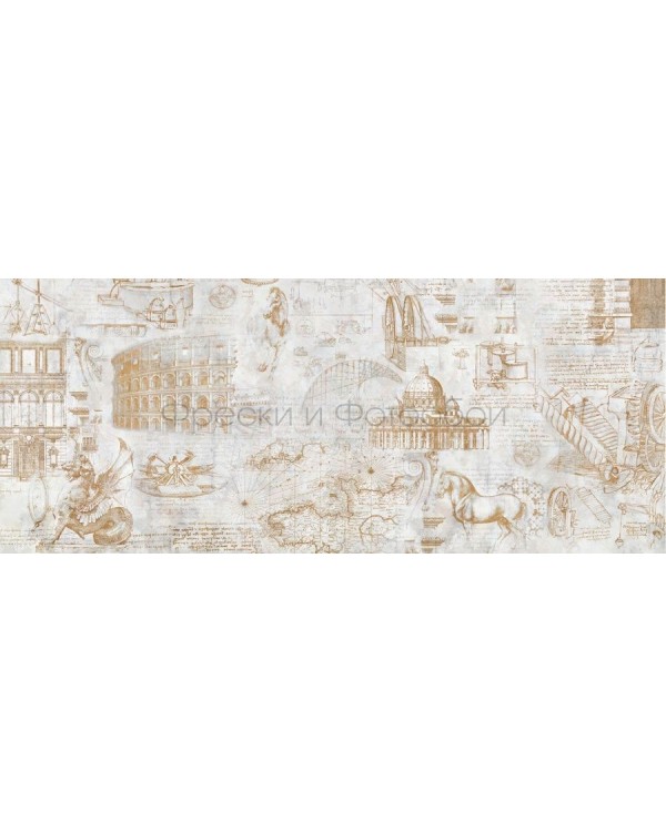 Фрески Affresco Графика и Карты A0617