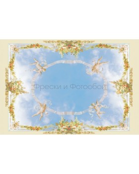 Фрески Affresco Сюжеты для потолков 9053