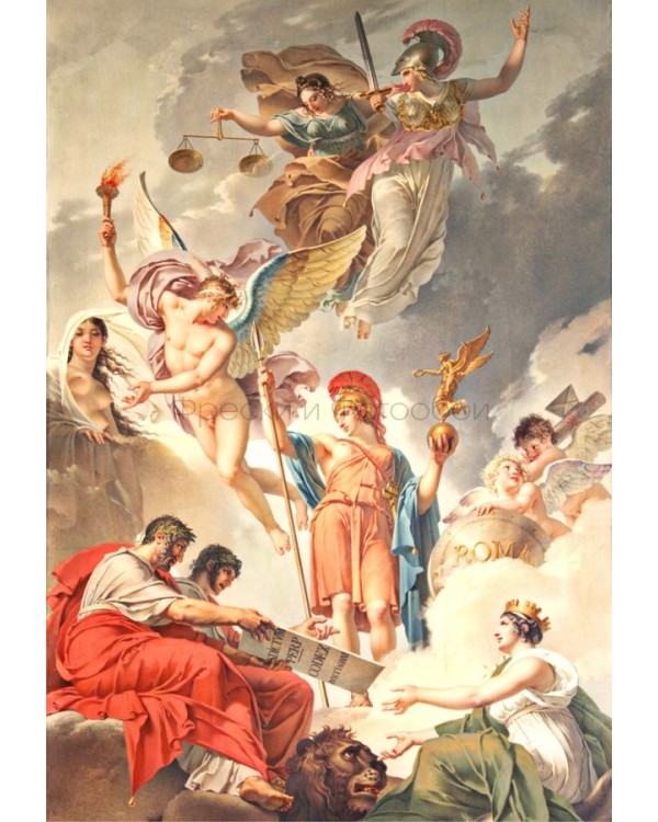 Фрески Affresco Сюжеты для потолков 9101