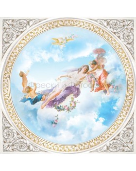 Фрески Affresco Сюжеты для потолков 9163
