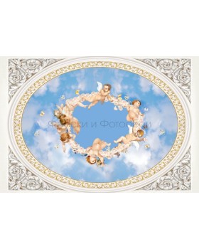 Фрески Affresco Сюжеты для потолков 9051