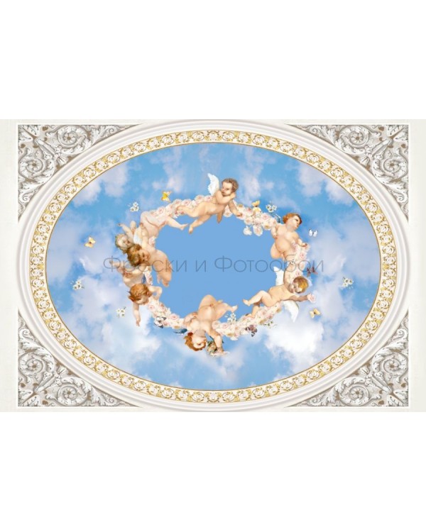 Фрески Affresco Сюжеты для потолков 9051