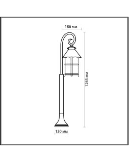 Садовый светильник Odeon Light 2314/1F-foto2
