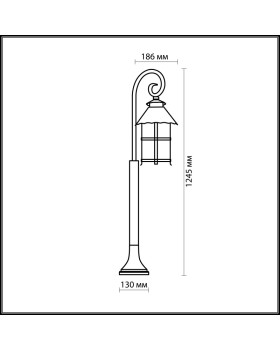 Садовый светильник Odeon Light 2314/1F-foto2