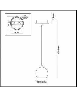 Подвесной светильник LUMION 3635/1-foto3