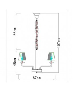 Подвесная люстра Divinare 1700/02 LM-6-foto4