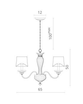 Подвесная люстра Divinare 1175/01 LM-5-foto5
