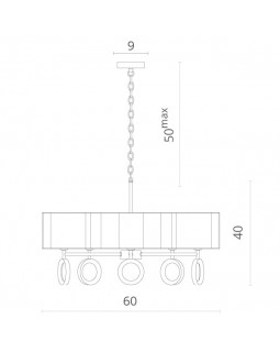 Подвесная люстра Divinare 4069/02 LM-5-foto4