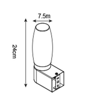 Бра ARTE Lamp A1209AP-1CC-foto3