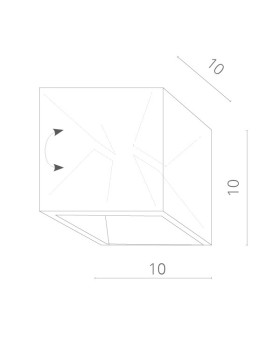 Светильник настенный ARTE Lamp A1414AL-1WH-foto3