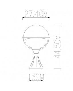 Садовый светильник ARTE Lamp A1494FN-1BK-foto4