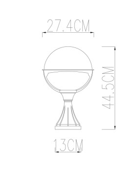 Садовый светильник ARTE Lamp A1494FN-1BK-foto4