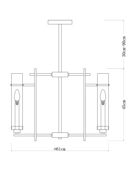 Люстра на штанге ARTE Lamp A1688LM-6CC-foto5