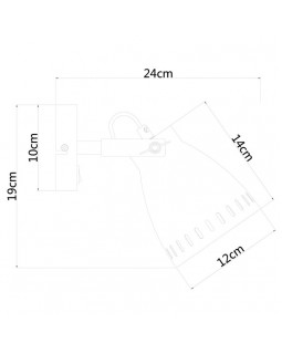 Бра ARTE Lamp A2214AP-1SS-foto6