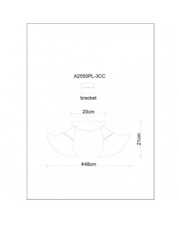 Накладная люстра ARTE Lamp A2550PL-3CC-foto4