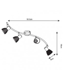 Спот ARTE Lamp A5062PL-4SS-foto4