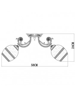 Накладная люстра ARTE Lamp A7060PL-3WG-foto3
