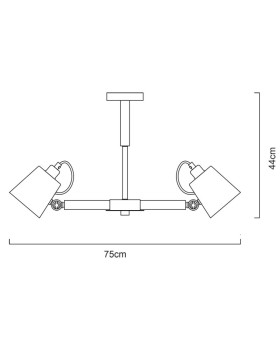 Люстра на штанге ARTE Lamp A7141PL-5WH-foto4