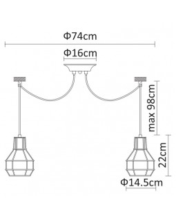 Подвесной светильник ARTE Lamp A9182SP-8WH-foto4