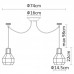 Подвесной светильник ARTE Lamp A9182SP-8WH