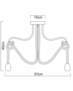 Подвесная люстра ARTE Lamp A9477PL-5WG-foto5