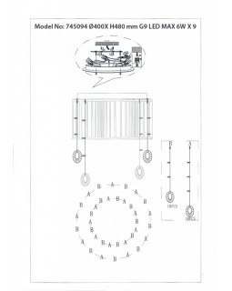 Люстра на штанге Lightstar 745094R-foto7