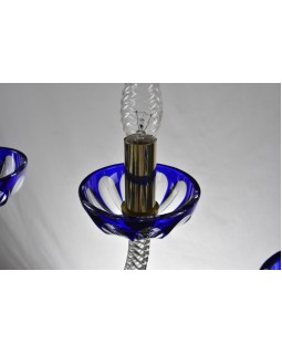 Подвесная люстра Bohemia Ivele Crystal 1309/5/165 Ni Cl/Clear-Blue/H-1H-foto3