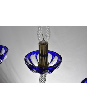 Подвесная люстра Bohemia Ivele Crystal 1309/5/165 Ni Cl/Clear-Blue/H-1H-foto3