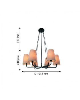 Подвесная люстра Favourite 2364-10P-foto5